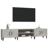 TV Cabinet Concrete Grey 180x31.5x40 cm Engineered Wood 816268