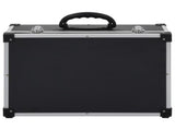 CD Case for 60 CDs Aluminium ABS Black 91857
