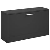Shoe Bench Black 80x24x45 cm Engineered Wood 342641