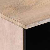 TV Cabinet 80x34x46 cm Solid Wood Mango 377522