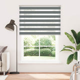 Zebra Blind Dark Grey 165x200 cm Fabric Width 160.9 cm Polyester 4014170