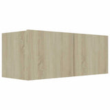 8 Piece TV Cabinet Set Sonoma Oak Engineered Wood 3079006