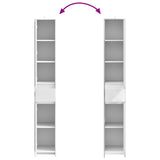 Bathroom Cabinet White 30 x 33 x 190 cm Engineered Wood 890752