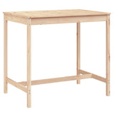 Garden Table 121x82.5x110 cm Solid Wood Pine 824088