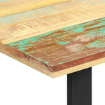 ZNTS Dining Table 140x70x76 cm Solid Reclaimed Wood 285834