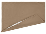 Cushion with Pillow HEERLEN 2 pcs Taupe Polyester 928428