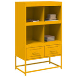 Highboard Mustard Yellow 68.5x39x111.5 cm Steel 846605