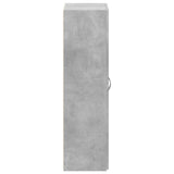 File Cabinet Concrete Grey 60x32x115 cm Engineered Wood 840775