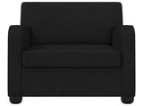 Armchair Black Fabric 42043395