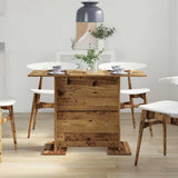 Dining Table Old Wood 110 x 60 x 75 cm Engineered Wood 863164