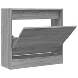 Shoe Cabinet Grey Sonoma 60x21x57 cm Engineered Wood 839887