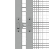 ZNTS Bird Cage Grey 302.5x324.5x211.5 cm Galvanised Steel 171553