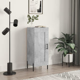 Sideboard Concrete Grey 34.5x34x90 cm Engineered Wood 830456