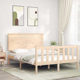 Bed Frame without Mattress 140x190 cm Solid Wood Pine 3193381