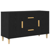 Sideboard Black Oak 100x36x60 cm Engineered Wood 862094