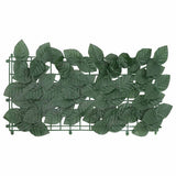 Balcony Screen with Dark Green Leaves 600x150 cm 315494