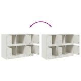 Sideboard White 99x39x73 cm Steel 841798