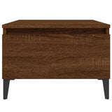 Side Tables 2 pcs Brown Oak 50x46x35 cm Engineered Wood 819531