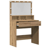Dressing Table Artisan Oak 80 x 41 x 134.5 cm Engineered Wood 871538