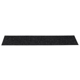Stair Mats Self-adhesive 15 pcs 76x20 cm Black Rectangular 326926