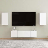 TV Cabinets 2 pcs White 30.5x30x60 cm Engineered Wood 803327