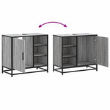 Bathroom Sink Cabinet Grey Sonoma 65x33x60 cm Engineered Wood 849287