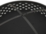 Fire Pit with Poker 68 cm XXL Steel 311890