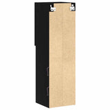 TV Cabinet Set Black Oak 30.5 x 30 x 102 cm Engineered Wood 862198