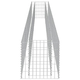 143565 Gabion Raised Bed Galvanised Steel 450x50x50 cm