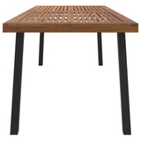 Garden Table 200x100x75 cm Solid Wood Acacia 319524