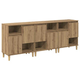 Sideboards 3 pcs Artisan Oak 60 x 35 x 70 cm Engineered Wood 3415576