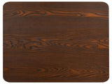 Bistro Table Dark brown, black MDF, steel 50x50x75 cm 286428