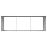 Planter Light Grey 290 x 100 x 75 cm Galvanised Steel 42018170