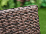 4 PC Rattan Chair Set, Patio Sofa Chairs Set, Cushioned Outdoor Rattan Furniture T3398P315403