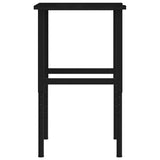 Workbench Dark Brown 80x60x cm Solid Wood Oak 3309698