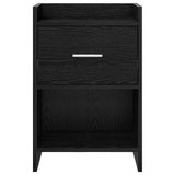 Bedside Tables 2 pcs Black Oak 40 x 30 x 60 cm Engineered Wood 8010982