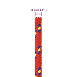 Boat Rope Red 12 mm 100 m Polypropylene 152407