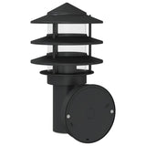 Outdoor Wall Lights 2pcs Black Stainless Steel 4006233