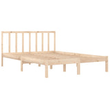 Bed Frame without Mattress Solid Wood Pine 120x190 cm Small Double 3105106
