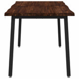 120 x 90 x 75 cm Solid Acacia Wood Dark Brown and Black 937544
