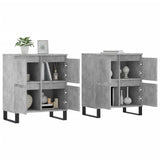 Sideboards 2 pcs Concrete Grey Engineered Wood 3190185