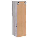 TV Cabinet with LED Lights Grey Sonoma 30.5x30x102 cm 837025