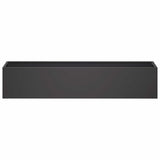 Garden Planter Black 100 x 20 x 20 cm Cold-rolled Steel 8005176