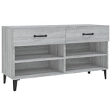 Shoe Cabinet Grey Sonoma 102x35x55 cm Engineered Wood 817571