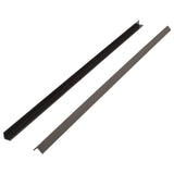 5 pcs Decking Angle Trims WPC 170 cm Dark Brown 45022