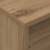 Side Table with Wheels Artisan Oak 50.5 x 50 x 30 cm 891031