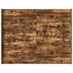 Storage Bed Frame Smoked oak 150 x 200 cm Engineered wood 3335289