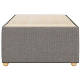 Bed Frame without Mattress Taupe 90x190 cm Single Fabric 3284904
