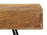 246718 Writing desk with Drawers Solid Mango Wood 110x50x76 cm