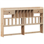 ZNTS Bed Frame without Mattress 180x200 cm Super King Solid Wood Pine 3323368